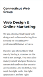 Mobile Screenshot of connecticutwebgroup.com