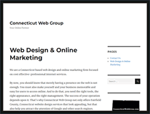 Tablet Screenshot of connecticutwebgroup.com